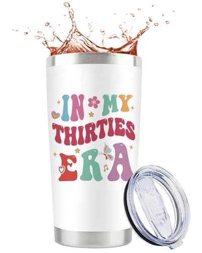 Image of GiftGem 30th Birthday Gifts for Women - 30th Birthdays Creative Travel Mug, Interesting Personalized Mug, Bron in 30th Birthday Gifts for Best Friend Female Mum Wife Daughter Sister Girlfriend
