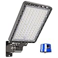 ledmo LED Parking Lot Light 37000lm Outdoor Dusk to Dawn Commercial Street Light with Adjustable Arm Wall Mount 240W IP65 LED Barn Security Area Lights for Yard Sport Warehouse Shop 5000K