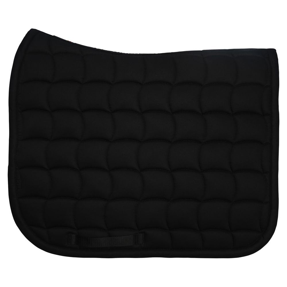 Lux Ceramic Therapy All Purpose Saddle Pad II | Optimal Muscle Relaxation & Blood Flow for Enhanced Training & Comfort | Color Black