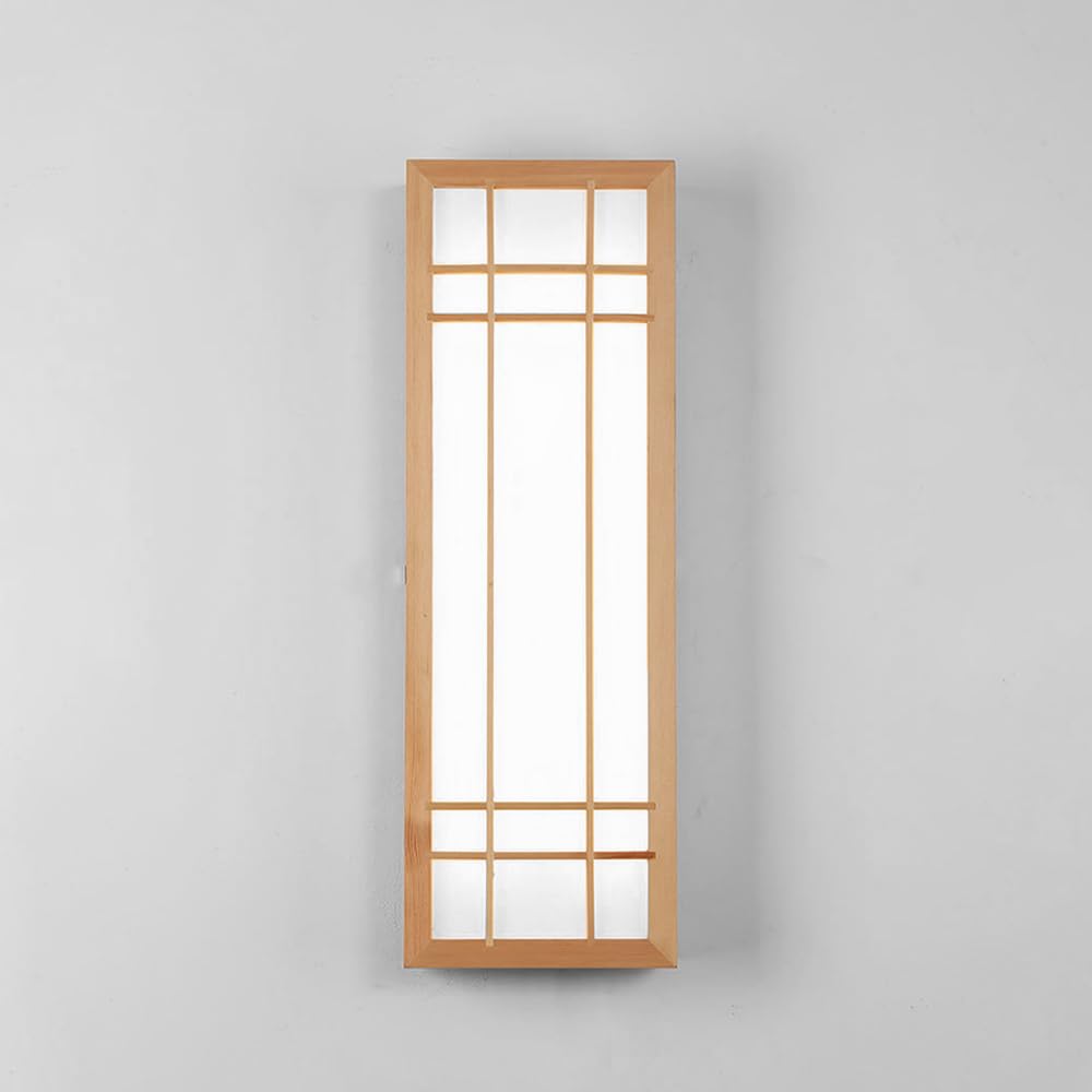 Applique murale style japonais en bûche 60cm pour créer une ambiance zen dans votre salon