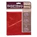 Red Translucent Plastic Basket Bags, 22 In. X 30 In. - 2/pkg