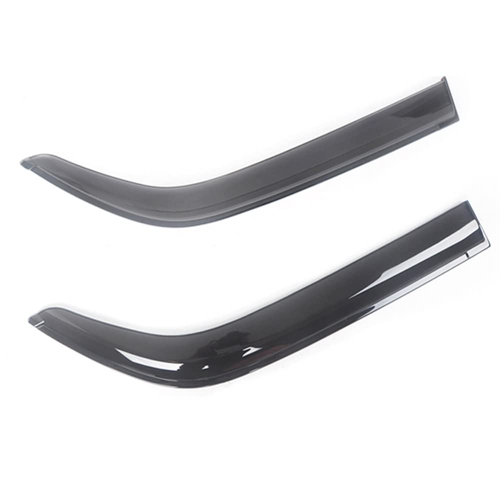 DZSJFGAIS Auto Side Window Wind Deflector Visors For Smart For Fortwo 450 451 1998-2014 Black Rain Guard Door Visor Vent Shades Dark Smoke Car Wind Deflectors(451 08-14)