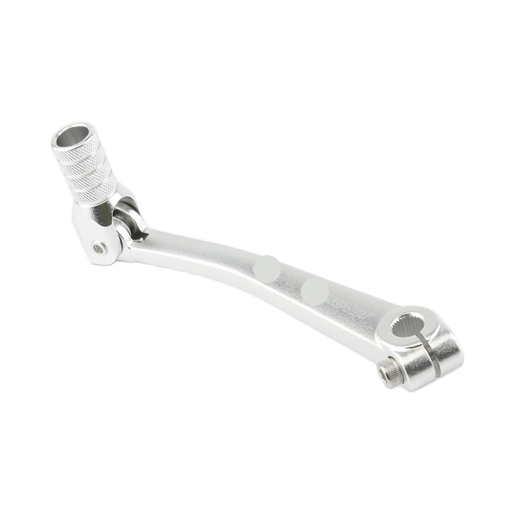 Cvgmsrgset Silver Gear Shifter Shift Lever Start Lever Motorcycle Accessories 125Cc To 400Cc Universal For Ho&Nda Ya&Maha Suzuki Gear Forged Kick Pedal Levers