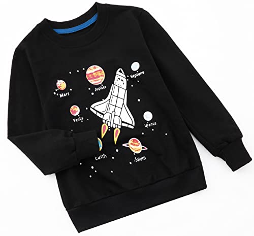 Qtake Fashion Boys Sweatshirts 2 Piece Clothes dinosaur Cotton Long Sleeve kids Pullover Toddler Size 3-9 Years2