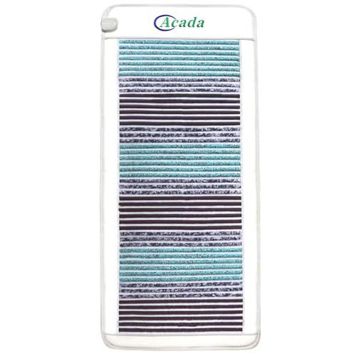 ACADA Far Infrared Heating Pad Large Biomat Infrared Mat with Natrual Stone Amethyst Turquoise Tourmaline, Negative Ion Mat Deep Warm Your Full Body Relieve Muscle Fatigue 59" x 23.7"