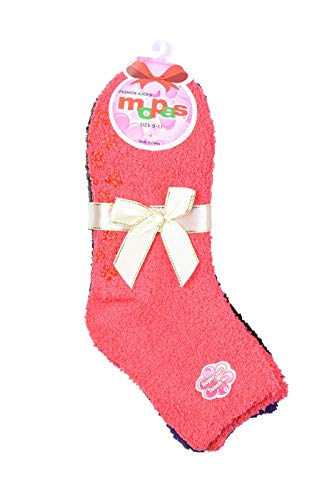 Image of Stanzino 6 PAIRS WOMEN COZY FUZZY NON SKID STRIPES SUPER SOFT WINTER SLIPPER SOCKS 9-11
