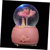  1pc boîte fille boule de cristal adolescente cadeaux Globe décor maison cadeaux boules musicales chinoises boule musicale rotative cadeau musical globe d\'eau ancienne fille boule de cristal boule de c