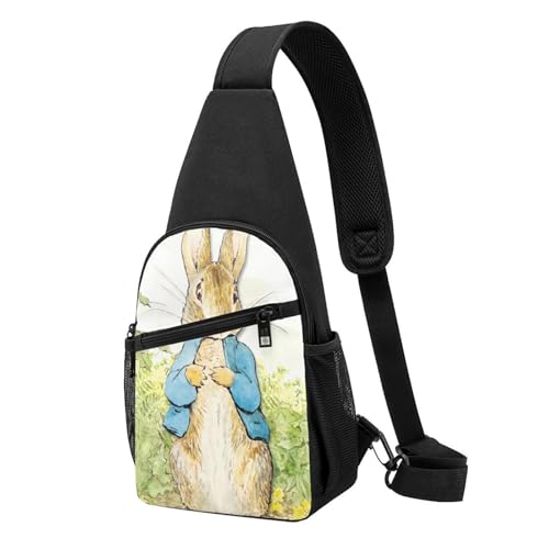 ボディバッグ ピーターラビット ショルダーバッグ 斜めがけ 肩掛け 大容量 通勤 通学 旅行 アウトドア 人気 スポーツバッグ メンズ レディース