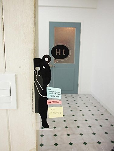 Fourtune Notes Holder And Reminder Memo Board For Right Computer Monitors Screen Acrylic Message Boards Memo Pads (Bear) #TOP3