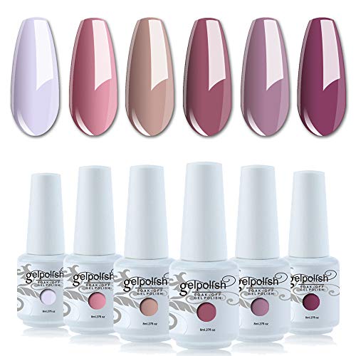 Vishine Gel-Nagellack-Starter-Set mit 48 W SUNOne UV-LED-Nagellampe, Speed-Dryer Maniküre-Werkzeug, 6 hübsche Farben… – Bild 8
