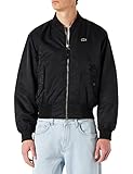 Chaqueta de hombre estilo teddy en nylon acolchado reversible resistente al agua