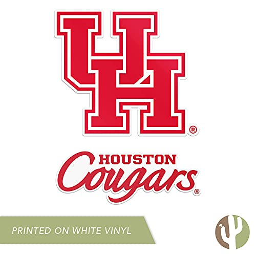 Calcomanía de vinilo de la Universidad de Houston de alta durabilidad para álbum de recortes 7
