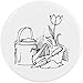 Azeeda 58mm 'Outils de Jardinage' Bouton de Badge (BB00067322)