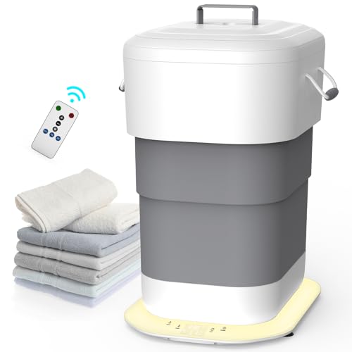 Handtuchwärmer Elektrisch, 27L Handtuch Wärmegerät mit Griff,Zeiteinstellung,Fernbedienung,Ambientebeleuchtung, Sichere Kindersicherung,Automatische Abschaltung,Towel Warmer für Decken Bademäntel