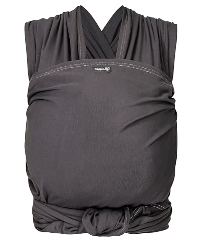 Hoppediz Elastisches Baby-Tragetuch - für Neugeborene ab Geburt...