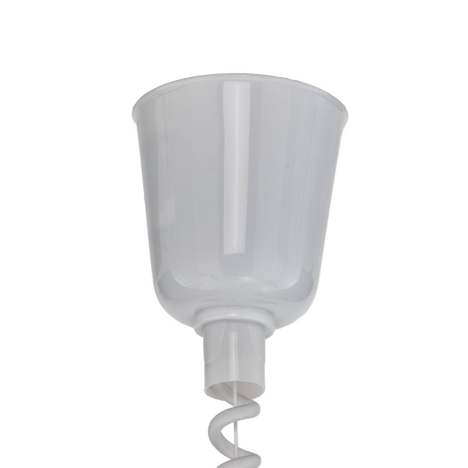 Lindby Esstisch Pendelleuchte, Hängeleuchte Metall höhenverstellbar Hängelampe weiß 1x E27 max. 60W ohne Leuchtmittel Esszimmer Küchenlampe
