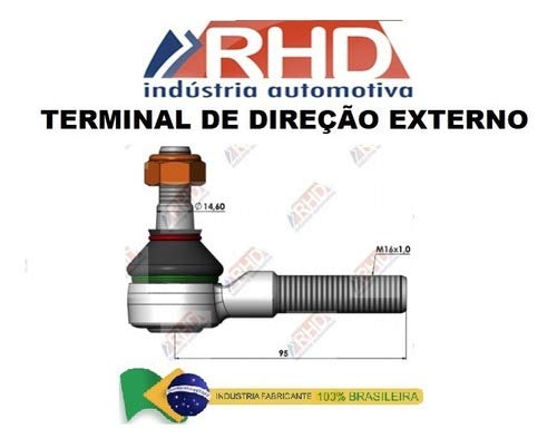 Par Terminal Externo Direção Lada Niva 91/95 Laika 91/95