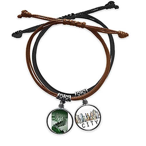 Bracelet mah-jong domino photo cordon cuir sidi chaîne main ajustable homme femme