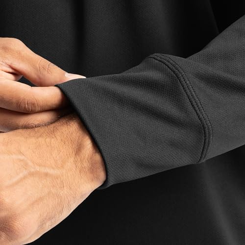 Realtree Camiseta térmica masculina de manga comprida com camada de base de desempenho de poliéster,