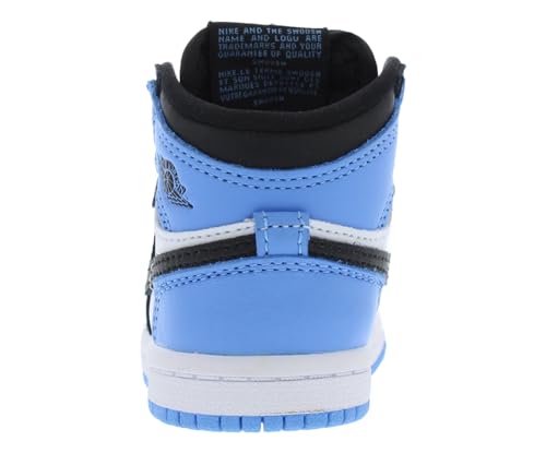 Nike Toddler Air Jordan 1 Retro High OG UNC Toe 2023 TD University Blue FD1413 400 - Size 5c4