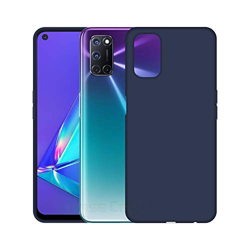 Image of Case Creation Luxurious OG Series for Oppo A72 Case Cover,Anti-Dirty Slim Case Frosted Matte Cute Candy TPU Raised Bezel (Splash of Color) Back Cover for OppoA72 -Navy Electric Blue