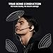 MAIRDI Open Ear Bone Conduction Headphones Bluetooth with Microphone Noise Canceling, Wireless Bluetooth Headset with Mic Boom & USB Dongle for PC Work Calls and Meetings