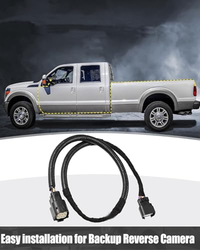 Image of Rear View Backup Camera Harness, f150 Backup Camera Wiring Harness Compatible with Ford Raptor F150 2011-2014 OEM FC3Z-14A412-A FC3Z14A412A BL3Z14A411A (BL3Z14A411A)