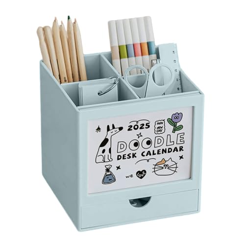 Pot à crayons rotatif pour trier les fournitures de bureau
