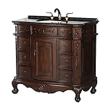 40-Inch Antique Style Single Sink Bathroom Vanity Model 4000-BN