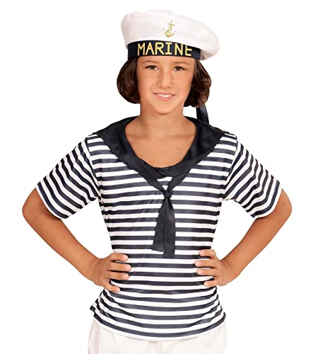 W WIDMANN MILANO Party Fashion - Costume marin pour enfant, uniforme marin, marin, costumes de carnaval
