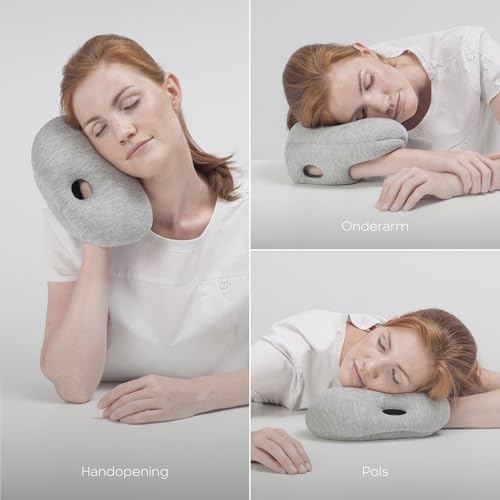 Ostrichpillow Mini - Mini Reiskussen voor Mannen, Vrouwen, Kinderen - Hoogwaardig Comfort, Compact & Lichtgewicht, Veelzijdige Slaapposities, Gemakkelijk Schoon te Maken