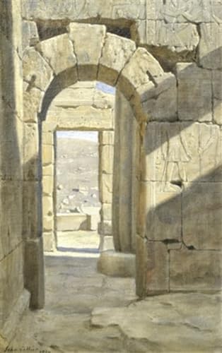 Affiche Artistique L'arco Romano Nel Tempio Di Luxor Toile 60x90cm