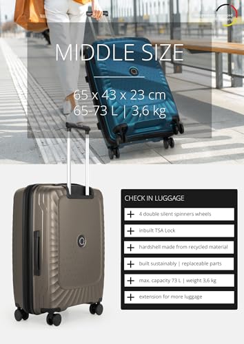 Koffer 65 cm Hauptstadtkoffer Kotti mit 4 Rollen