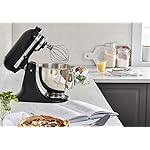 KitchenAid Artisan Series 5 Quart Tilt Head Stand Mixer with Pouring Shield KSM150PS, Matte Black - Image 5