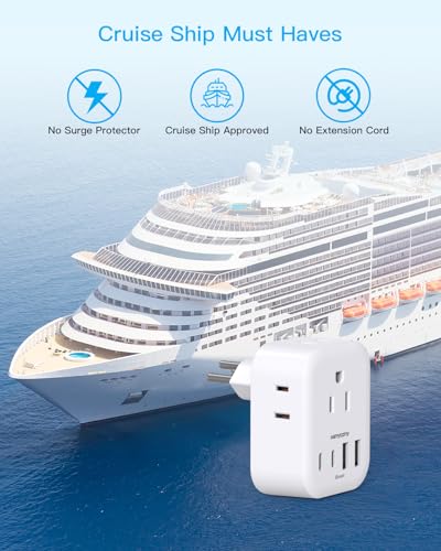 Image of Type N Plug Adapter Brazil, HANYCONY Braizl Power Adapter, 2 Pack