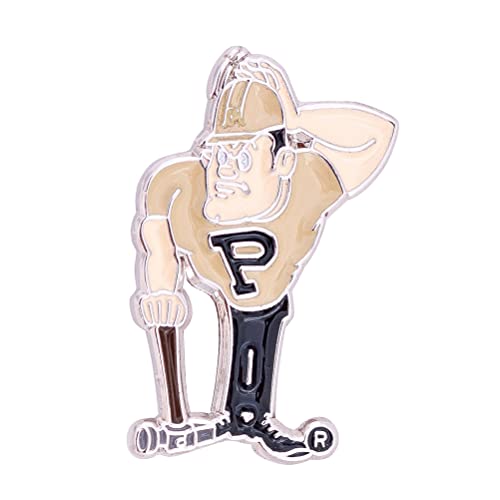 Image of Desert Cactus Purdue University Lapel Pin PUR Boilermakers Made of Metal for Formal Wear, Bag and Hat Jewelry, and Tie Tack (Pin 3)