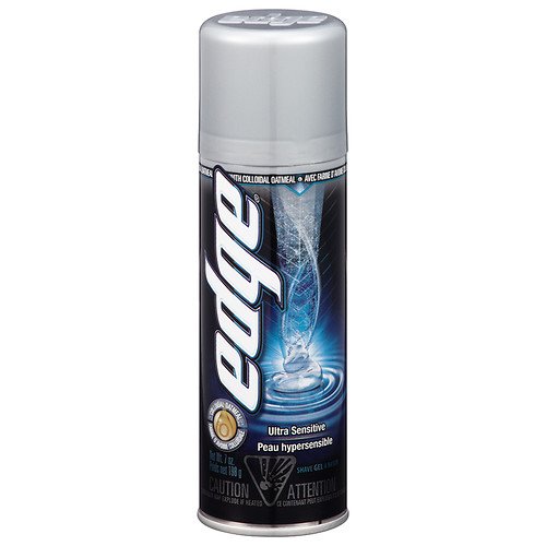 Edge Shave Gel, Fragrance Free, Ultra Sensitive with Oat Meal 7 oz (Pack of 2)