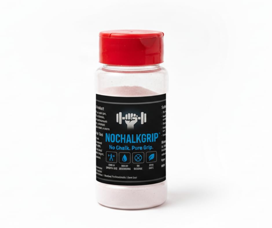 Dr.Bohrras NoChalkGrip – No Chalk No Mess Pure Grip Powder | Sweat Absorbing Grip Enhancer for Gym, Sports, Tennis, Badminton, Climbing, Crossfit, Golf Pickleball & More (6gm – Up to 100 Uses)-picture-12