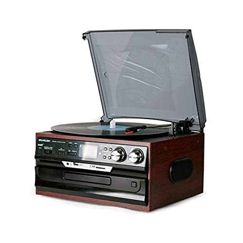 Gramophone, Platine Tourne-Disque Bluetooth avec CD, Cassette, Radio et Lecteur de Musique Audio USB/SD amplificateur… - Les Beatles, Paul McCartney, John Lennon, RIngo Starr, George Harrison Gramophone, Platine Tourne-Disque Bluetooth avec CD, Cassette, Radio et Lecteur de Musique Audio USB/SD amplificateur…