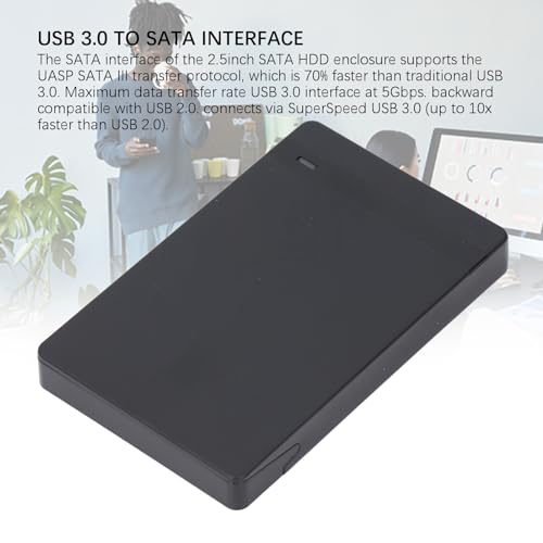 Caja Externa para Disco Duro 2.5 pulg USB 3.0 Aurovibe miniatura 4