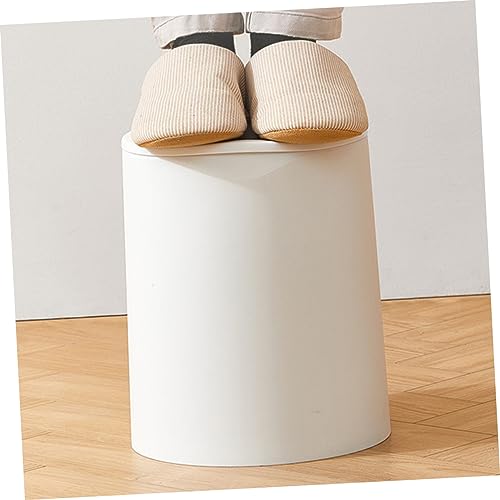 Caneca de basura Happyyami rectangular blanca miniatura 2