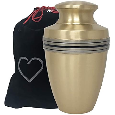 Revere Bronze Metal Cremation Urn with Accents Cover