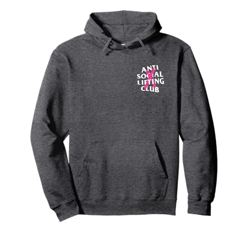 Anti Social Lifting Club: Canceled Pink (Front + Back) Pullover Hoodie