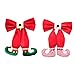Produktbild Elfen Füße Ornamente/Weihnachtsbaum Bögen/Elf Stiefel Pendant/Wohn-Dekor/Festival-Party/Geschenk