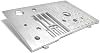 Placa de garganta de aguja genérica para máquina de coser, XC8566031, compatible con modelos Brother: CS6000I, CS770, ES2000, XR6600, XR7700, JS50E y modelos como los siguientes: 2