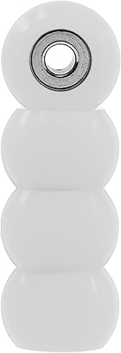 Miniatura 2 de Teak Tuning Eco 85D CNC Poly Diapasón Ruedas - Forma redondeada, 0.295 in de diámetro, 0.197 in de ancho - Color blanco