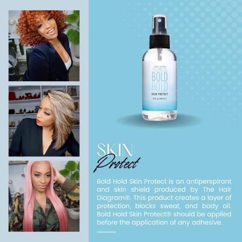 The Hair Diagram 00850010743165 Bold Hold Skin Protectant - Sensitive Skin Scalp Protector And Antiperspirant - Irritation Protection From Lace Wig Glues thumb #4