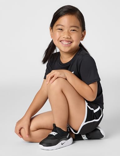 Nike Short infantil Dri-fit Tempo para meninas, Preto, 2 Anos