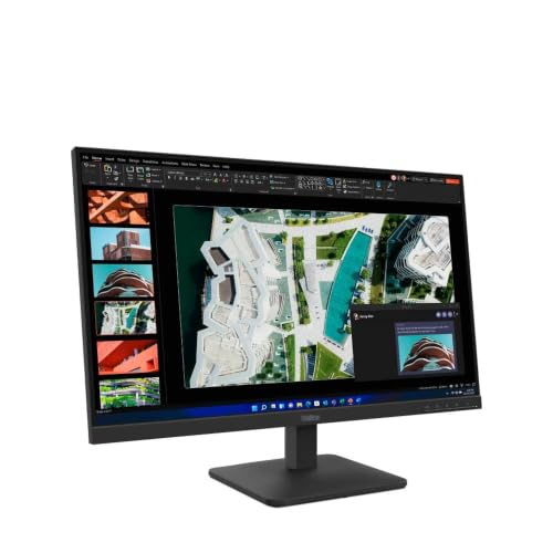 Image of Lenovo ThinkVision S27-4e 27 inch Class Full HD LED Monitor - 16:9 - Raven Black - 27 inch Viewable - in-Plane Switching (IPS) Technology - WLED Backlight - 1920 x 1080-16.7 Million Colors - 300 Nit - 4 ms