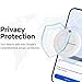 Vanyuei Tracker Tags for Android, Google Certified Key Finder, Item Locator for Samsung, Compatible with Google Find My Device App, Smart Tracking Tag for Keys, Pets (White)